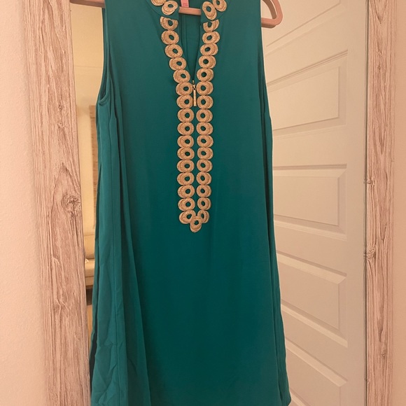 Lilly Pulitzer Jane shift dress in teal - Picture 4 of 4